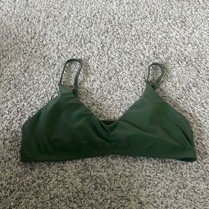 green bikini top